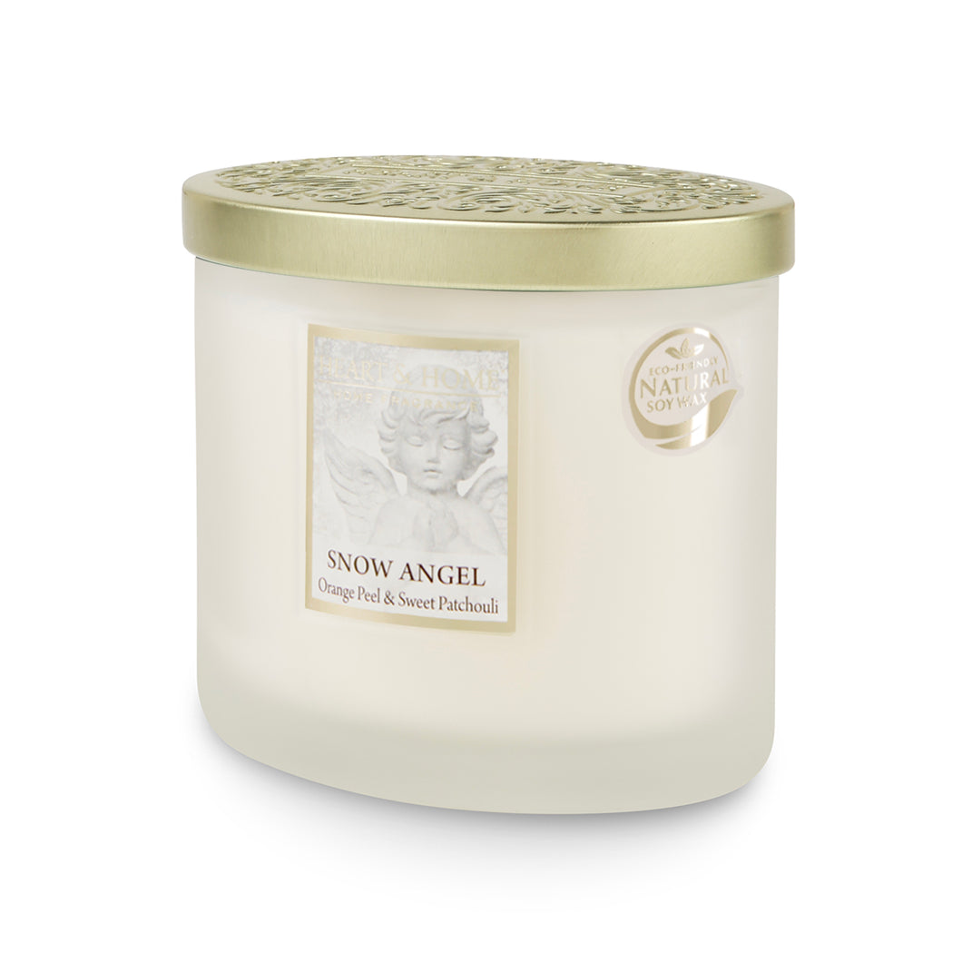 Heart & Home 2 Wick Christmas Candle - Snow Angel
