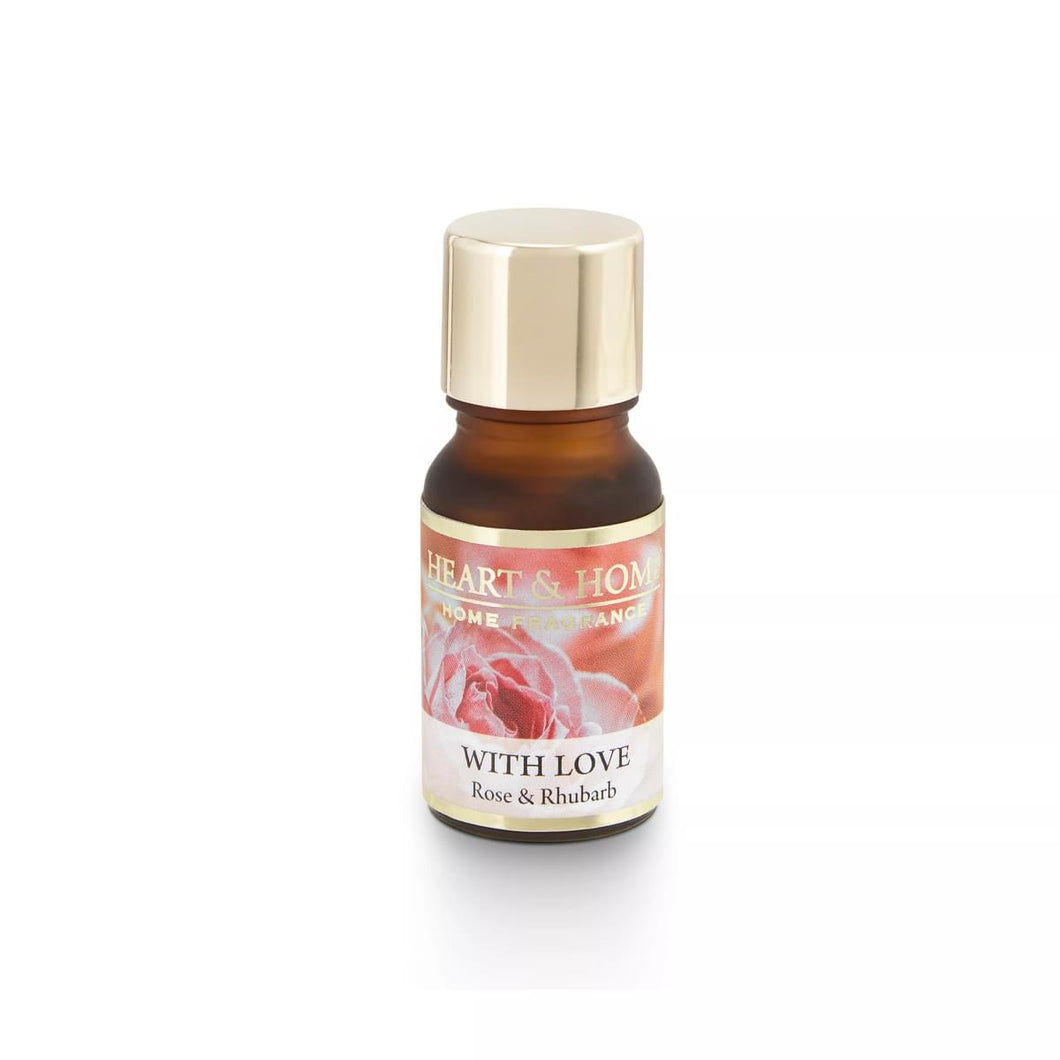 Heart & Home Essential Oil for burner/diffuser - With Love (Rhubarb and Rose)