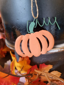 Shoeless Joe Pumpkin Autumn/Autumnal/Halloween hanging decoration