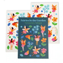 Load image into Gallery viewer, Fairies in the garden temporary tattoos - partybag/ stocking filler