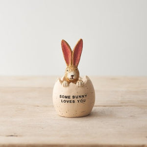 Some Bunny Loves you sitting rabbit Easter decoration/Ornament