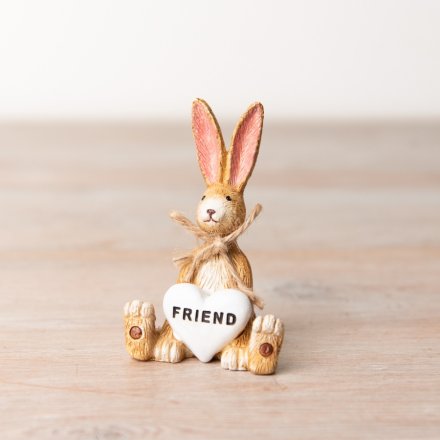 Friend Rabbit ornament - Birthday gift