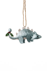 Shoeless Joe Ankylosaurus Dinosaur - Hanging Christmas Tree Decoration