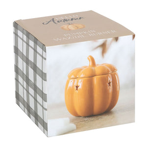 Orange pumpkim oil and wax burner - Autumn/Autumnal/Halloween decor