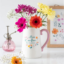 Load image into Gallery viewer, If Mums were flowers ceramic jug vase - Mothers Day gift
