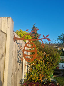 Rustic wall/tree mountable beehive garden feature