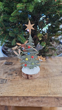 Load image into Gallery viewer, Shoeless Joe peek a boo Christmas tree with Deer, rabbit, fox and owl - decoration