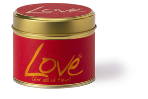 Lily-Flame Candle in a tin - Love - Valentines day gift