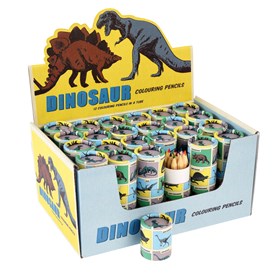 Dinosaur colouring pencils - set of 12