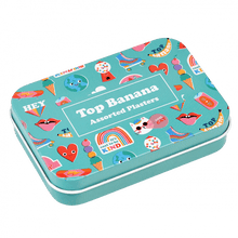 Load image into Gallery viewer, Top Banana childrens Plasters in Tin (pack of 30)