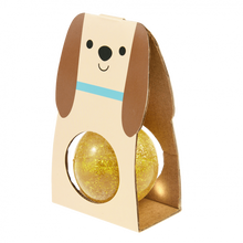 Load image into Gallery viewer, Dog gold glitter bouncy ball
