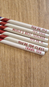 Teachers thank you gift - Set of pencils