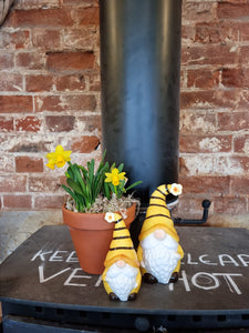 Ceramic Bee Gonk - Spring/Easter decoration