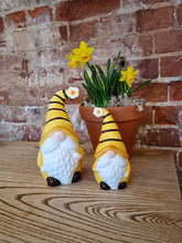 Load image into Gallery viewer, Ceramic Bee Gonk - Spring/Easter decoration