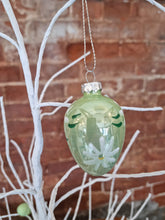 Load image into Gallery viewer, Glass Shiny Easter egg hanging decorations