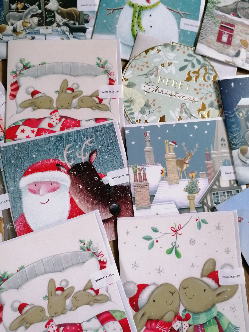 Luxury Christmas Cards by Whistlefish - Plastic Free
