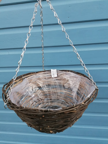 Willow Hanging Basket 14