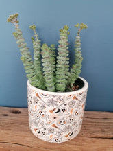Load image into Gallery viewer, Halloween ceramic indoor planter/plant pot