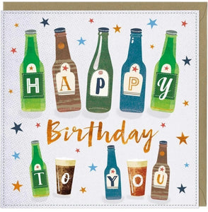 Birthday beers card