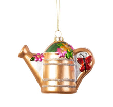 Load image into Gallery viewer, Sass and Belle Watering Can Shaped christmas tree Bauble