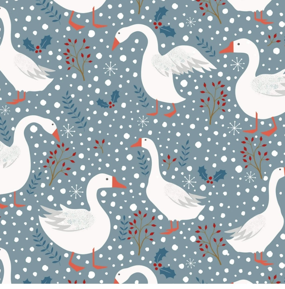 WWT09 Festive Geece Wrapping Paper