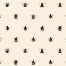 Load image into Gallery viewer, Ditsy Bee Wrapping Paper - Plastic free and recyclable