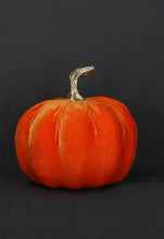 Load image into Gallery viewer, Gisela Graham Orange plush pumpkin