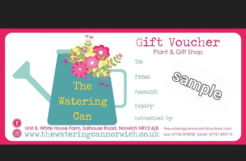The Watering Can Gift Voucher - In store only