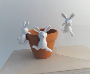 White Rabbit Indoor Plant Pot Hanger