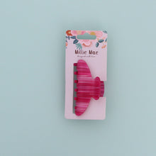 Load image into Gallery viewer, Millie Mae Barley sugar claw hair clip - pink