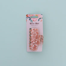 Load image into Gallery viewer, Millie Mae Milky Marble claw hair clip - pink
